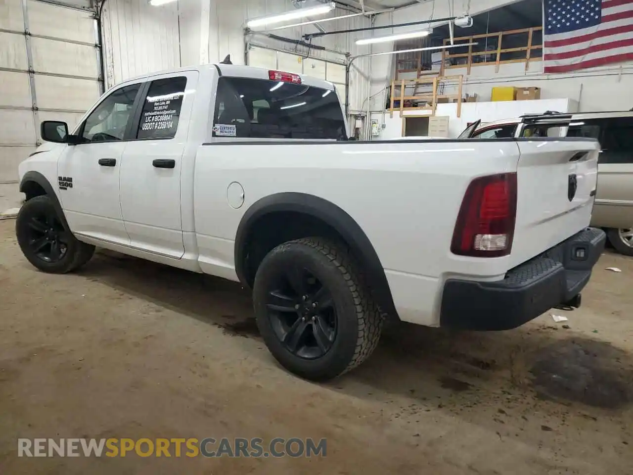 2 Photograph of a damaged car 1C6RR7GGXMS514836 RAM 1500 2021