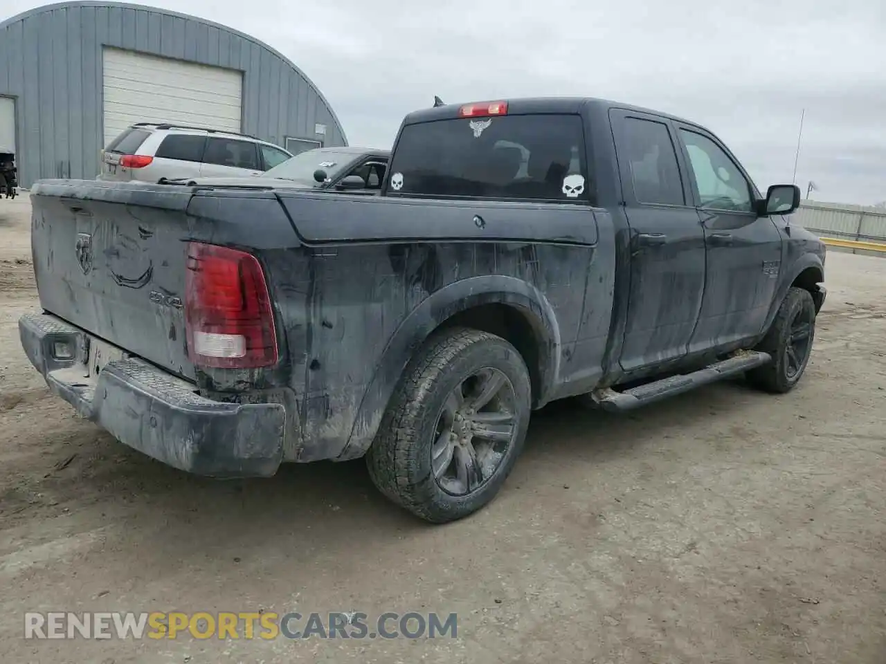 3 Photograph of a damaged car 1C6RR7GGXMS531233 RAM 1500 2021