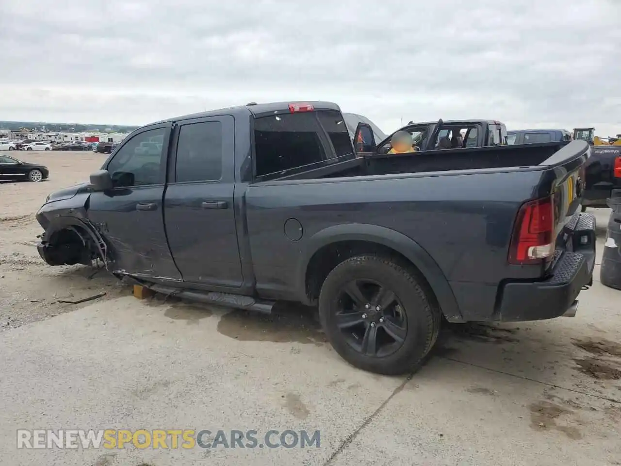 2 fotografías del automóvil dañado 1C6RR7GT5MS505796 RAM 1500 2021