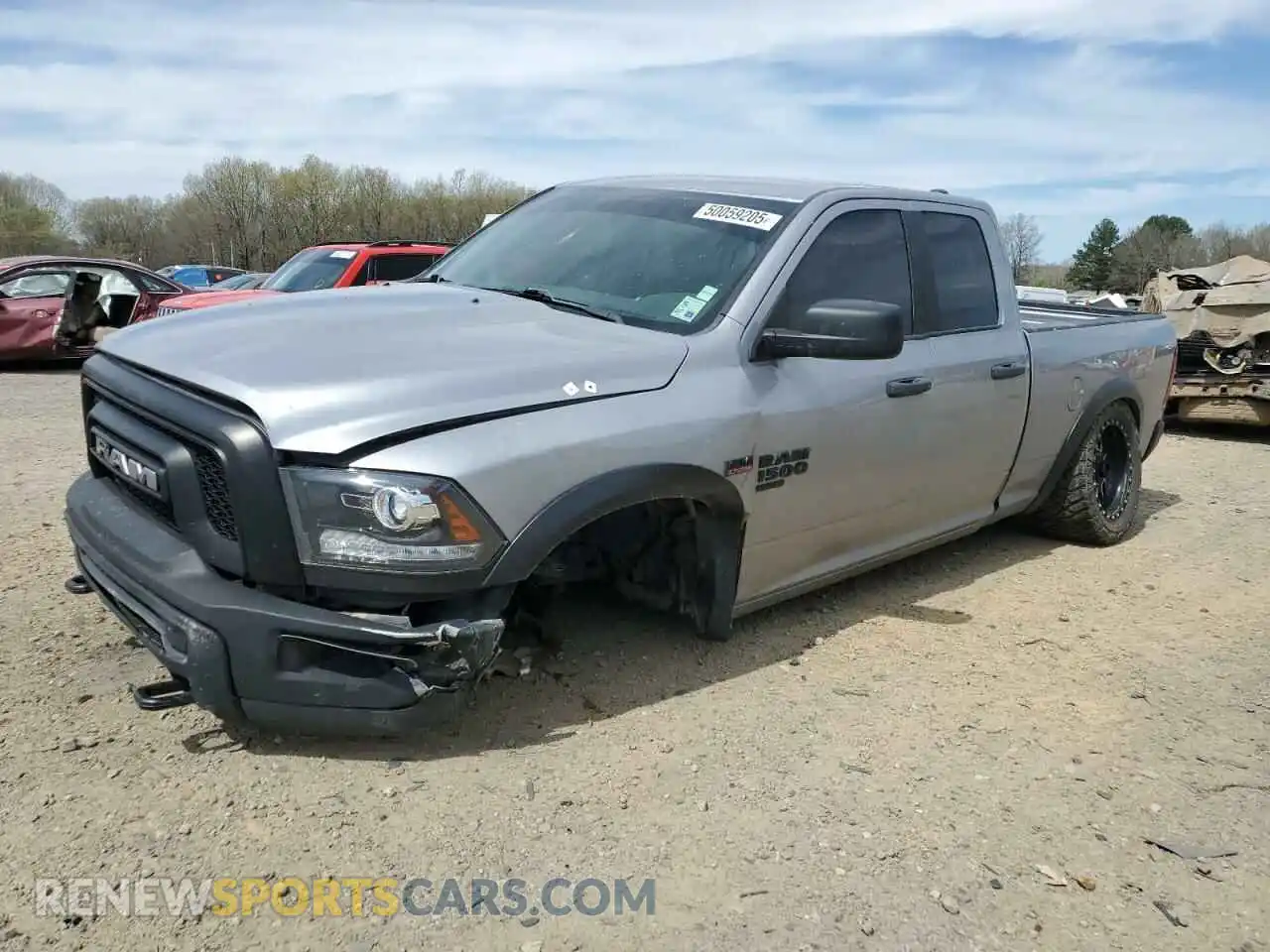 1 Photograph of a damaged car 1C6RR7GT9MS538848 RAM 1500 2021