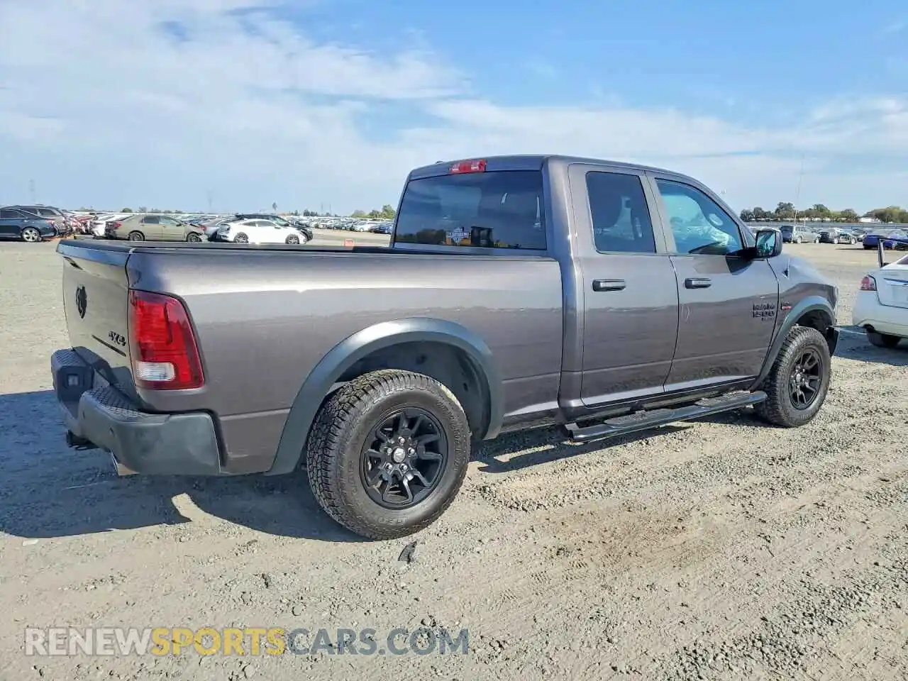 3 fotografías del automóvil dañado 1C6RR7GT9MS562423 RAM 1500 2021