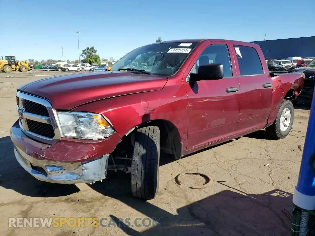 1 Фотография поврежденного автомобиля 1C6RR7KT7MS580197 RAM 1500 2021