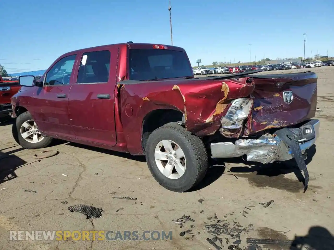2 Фотография поврежденного автомобиля 1C6RR7KT7MS580197 RAM 1500 2021