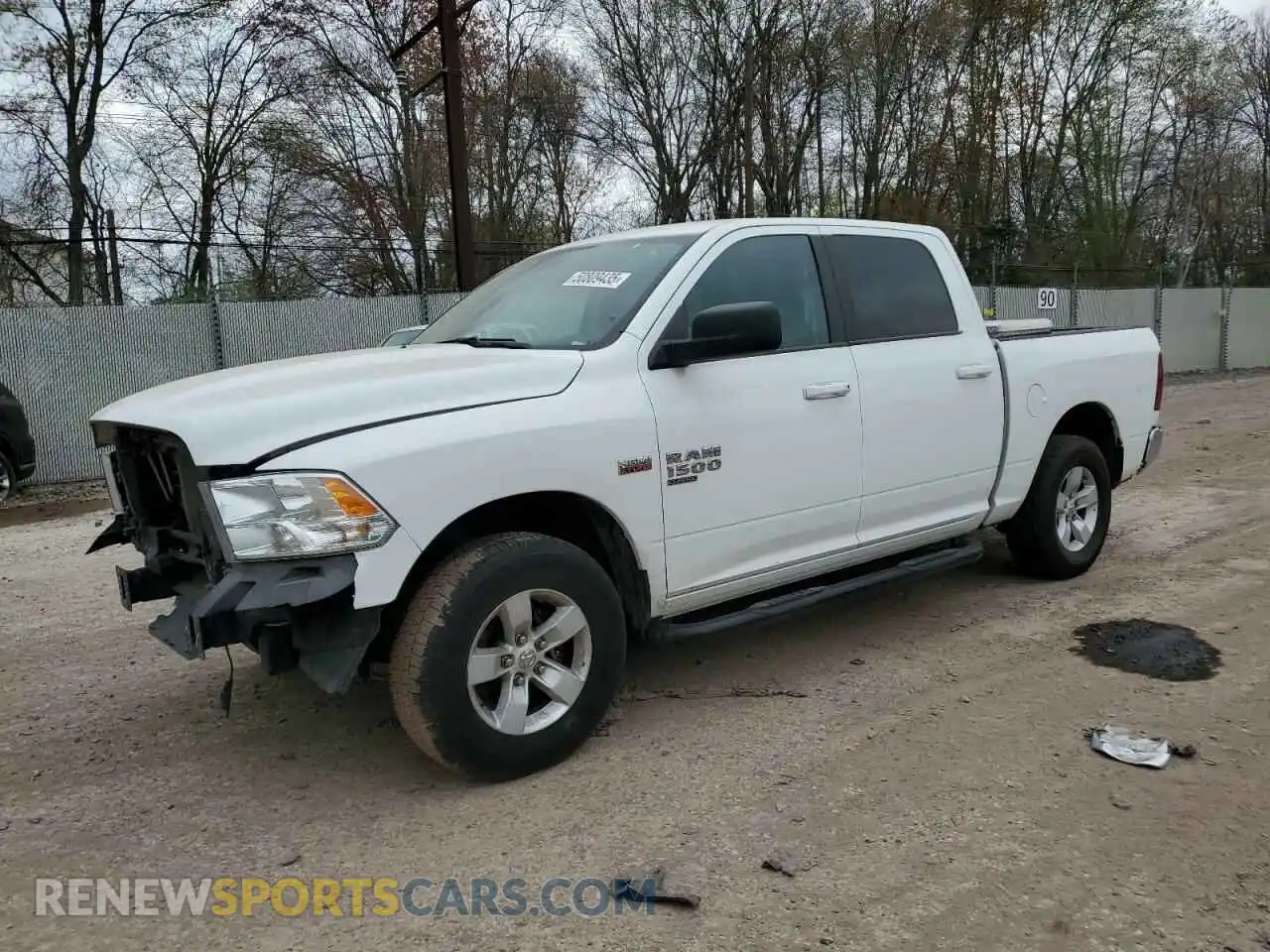1 Photograph of a damaged car 1C6RR7LT0MS566222 RAM 1500 2021