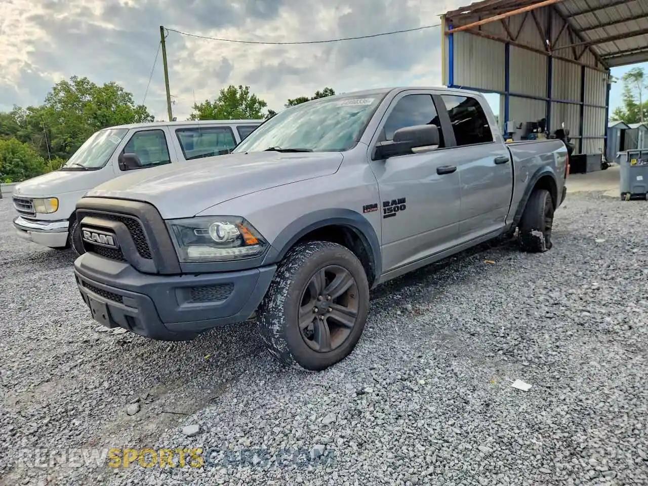 1 Фотография поврежденного автомобиля 1C6RR7LT0MS587846 RAM 1500 2021