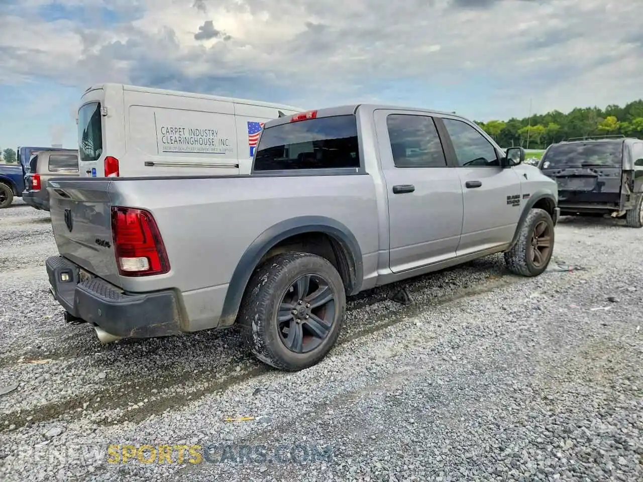 3 Фотография поврежденного автомобиля 1C6RR7LT0MS587846 RAM 1500 2021
