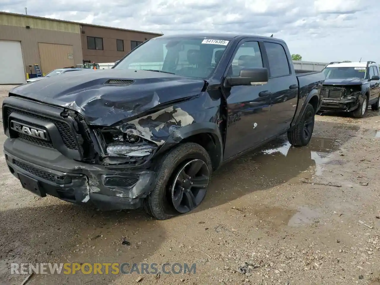 1 Photograph of a damaged car 1C6RR7LT0MS596465 RAM 1500 2021