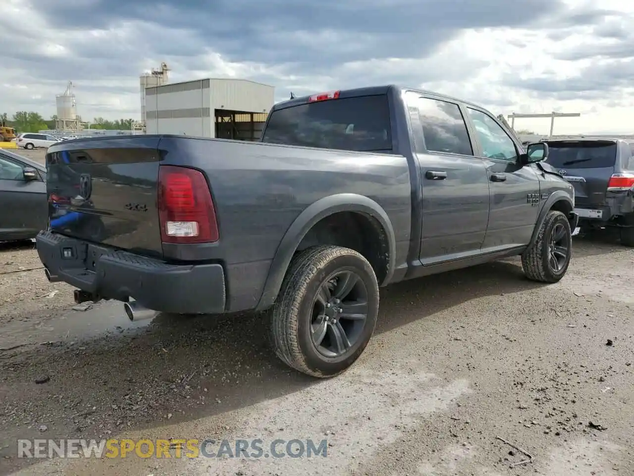 3 Photograph of a damaged car 1C6RR7LT0MS596465 RAM 1500 2021