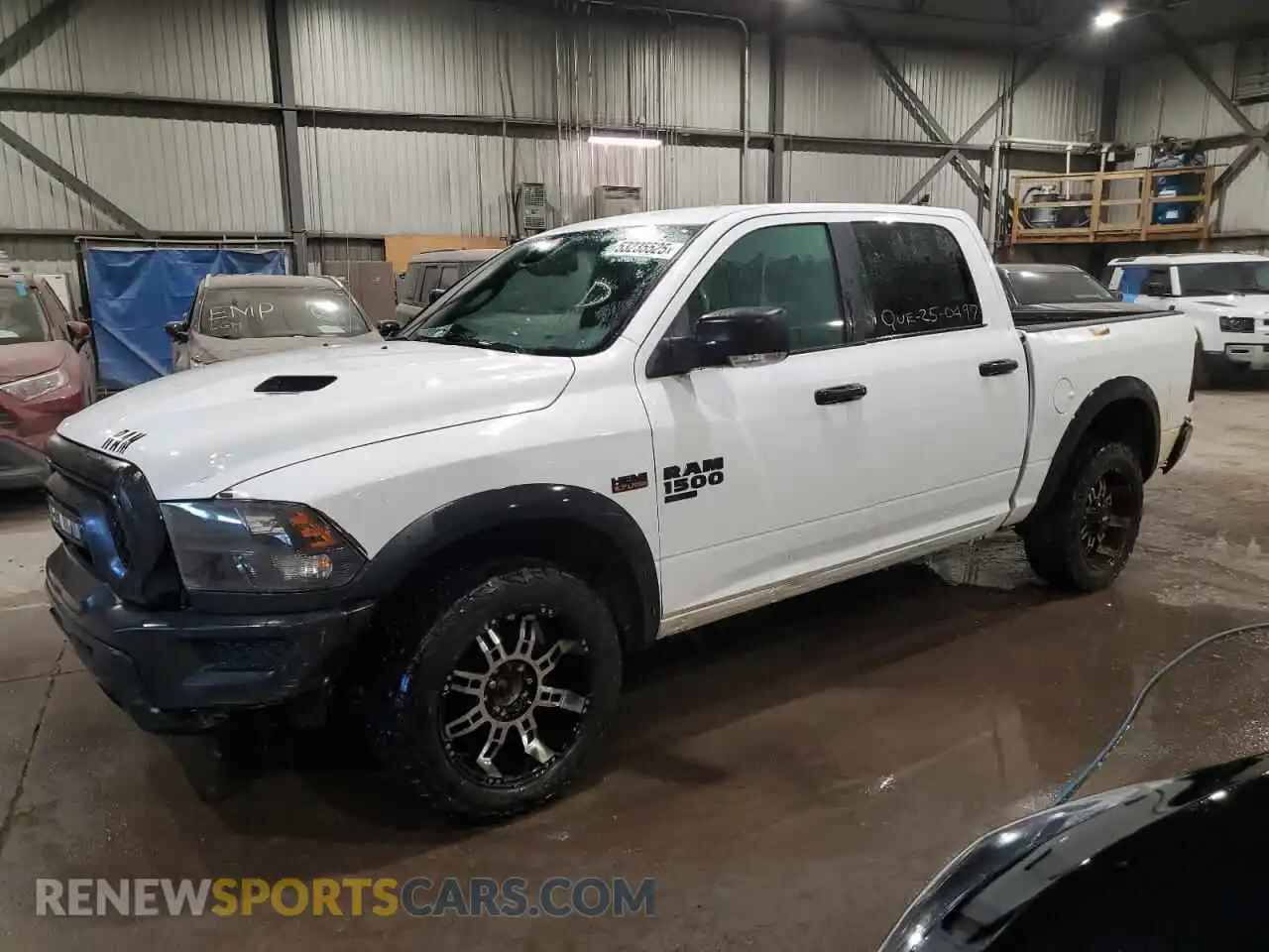 1 Photograph of a damaged car 1C6RR7LT3MS503017 RAM 1500 2021