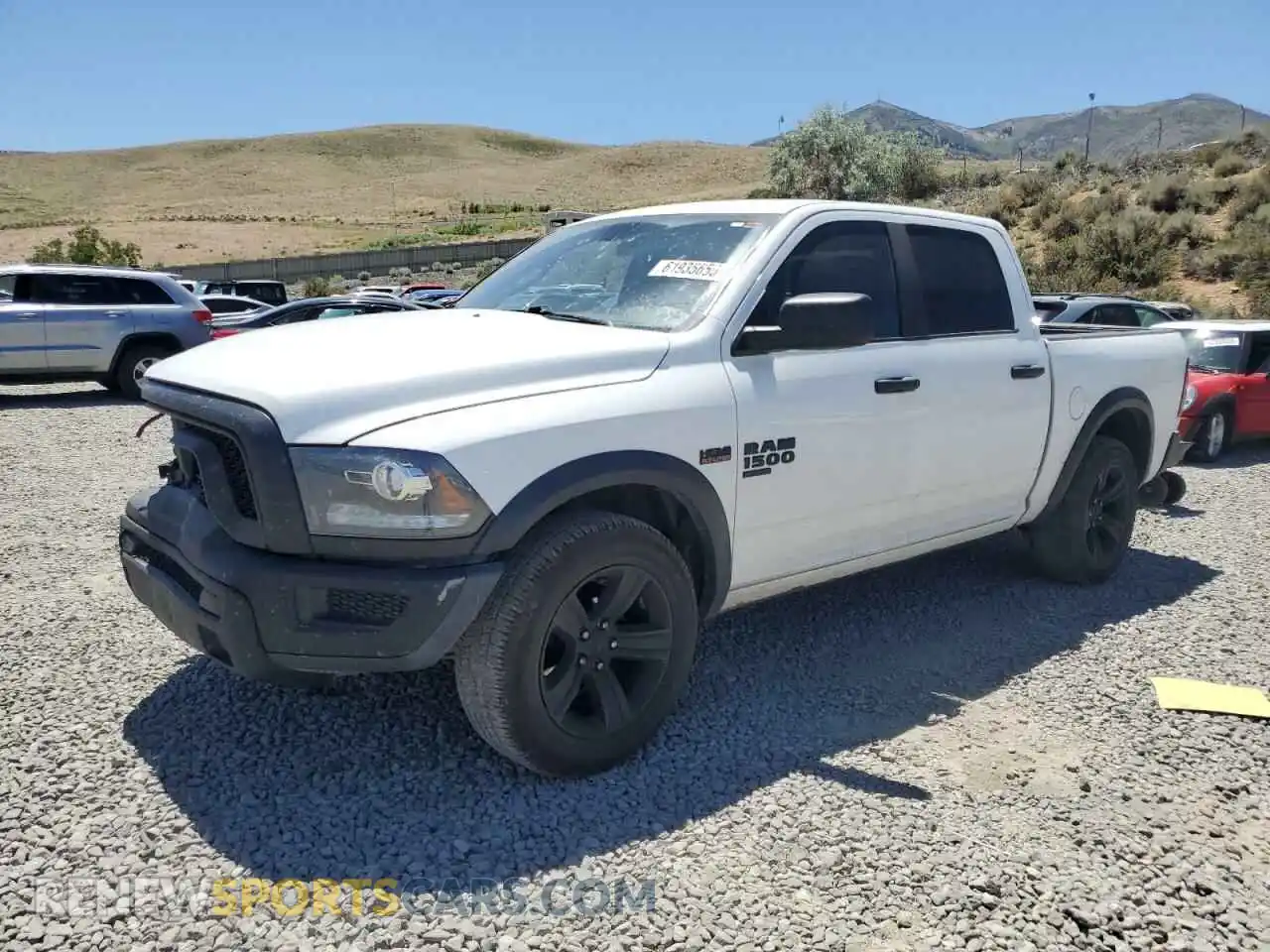 1 Photograph of a damaged car 1C6RR7LT3MS518567 RAM 1500 2021