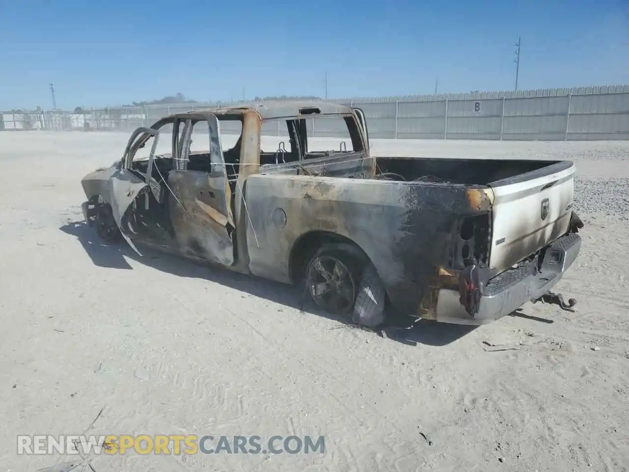 2 Photograph of a damaged car 1C6RR7TT9MS518296 RAM 1500 2021