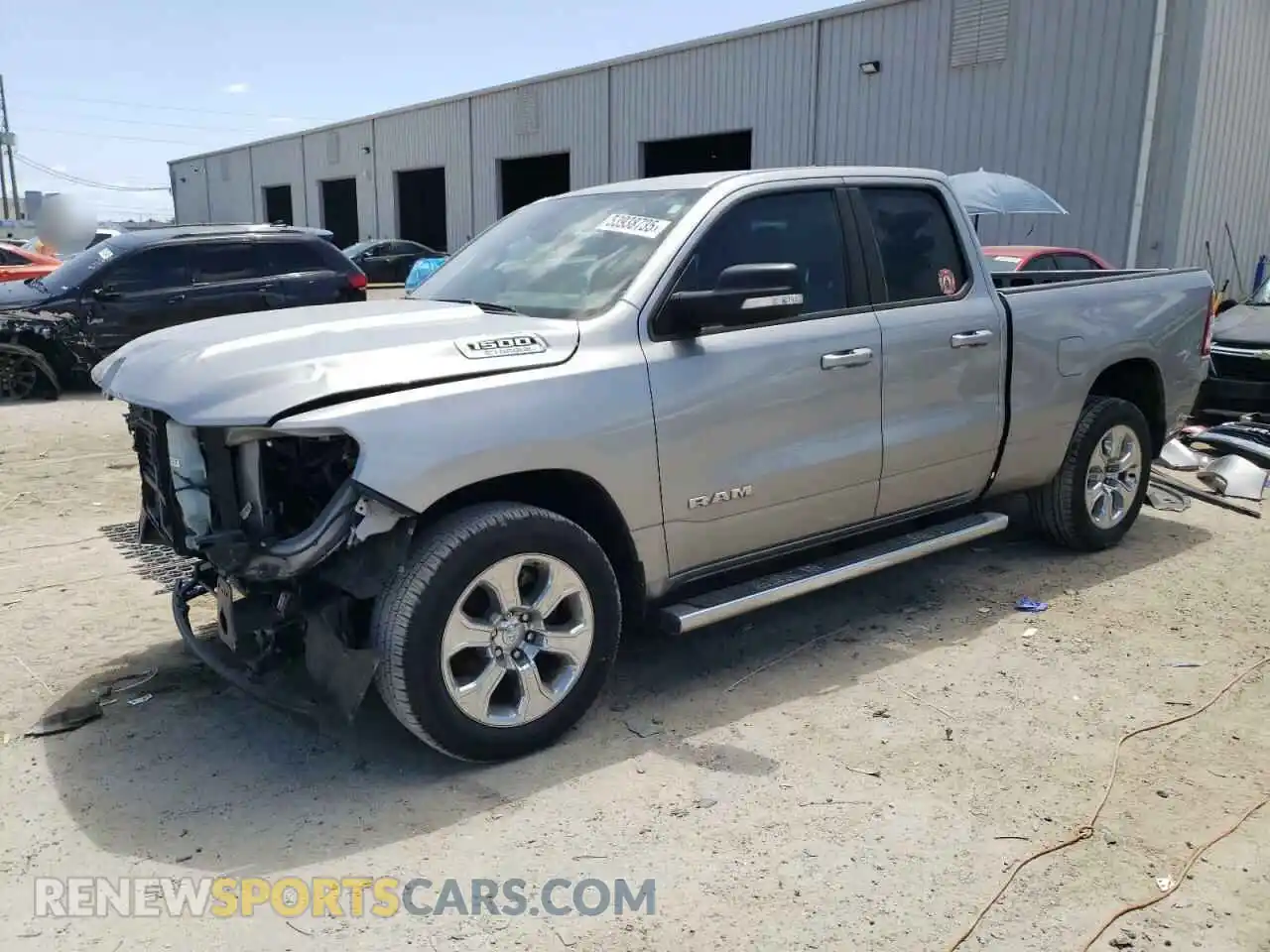 1 Photograph of a damaged car 1C6RREBG1MN753394 RAM 1500 2021