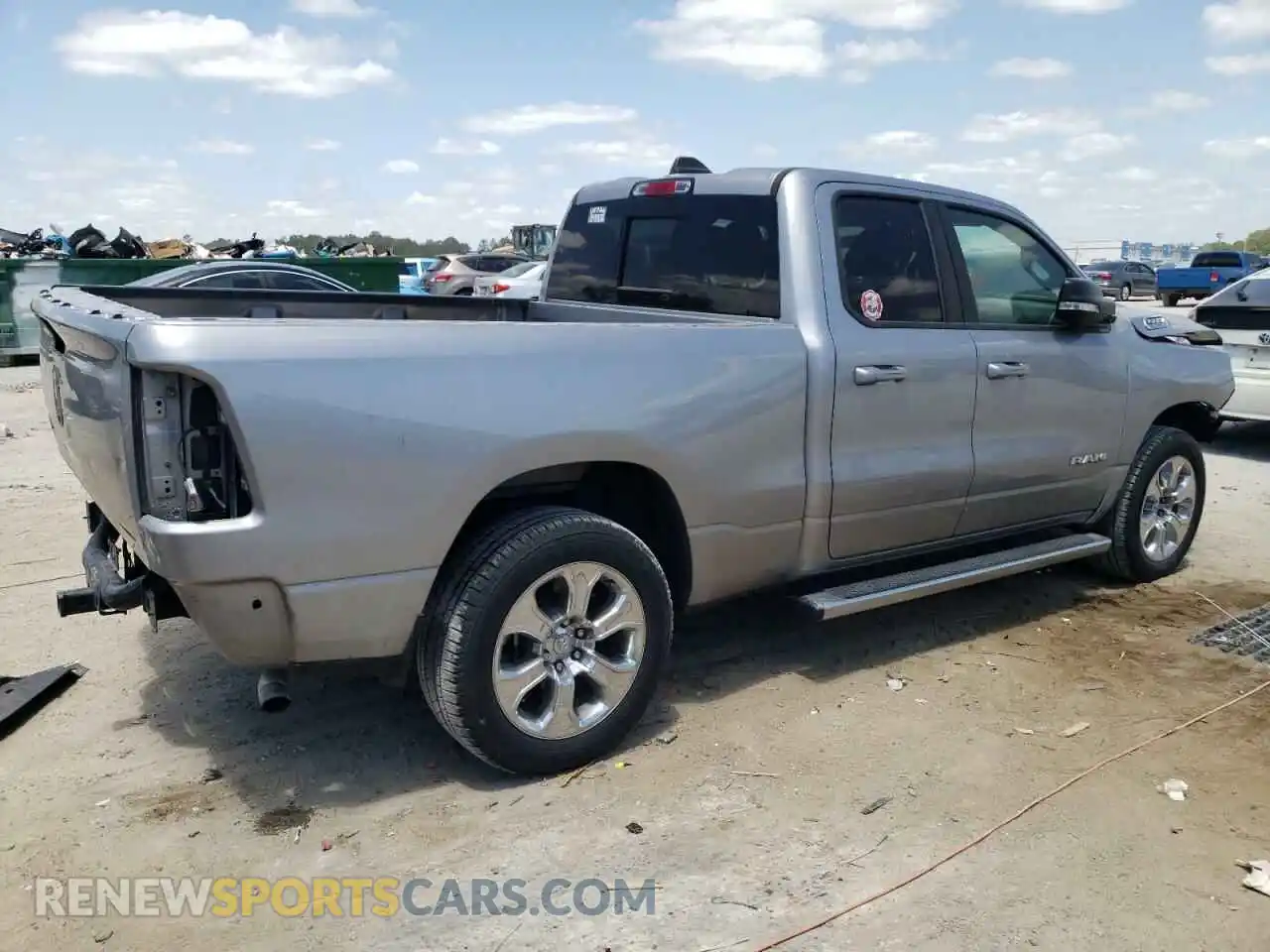 3 Photograph of a damaged car 1C6RREBG1MN753394 RAM 1500 2021