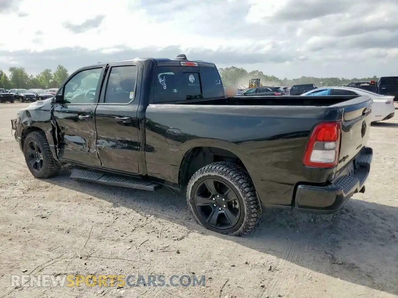 2 Photograph of a damaged car 1C6RREBG7MN820922 RAM 1500 2021