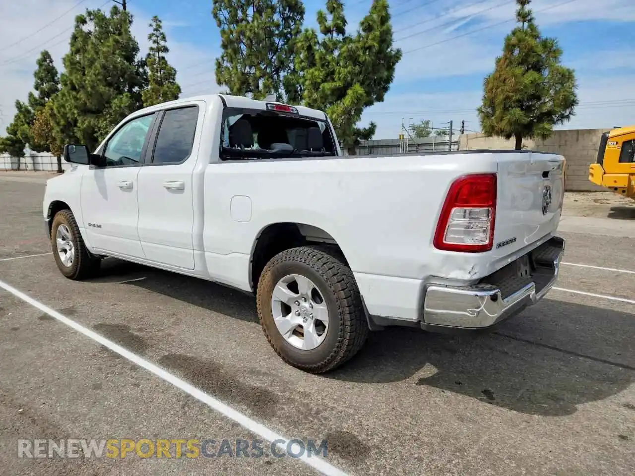 2 Photograph of a damaged car 1C6RREBG8MN545044 RAM 1500 2021