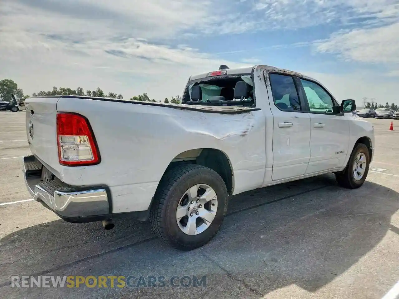 3 Photograph of a damaged car 1C6RREBG8MN545044 RAM 1500 2021