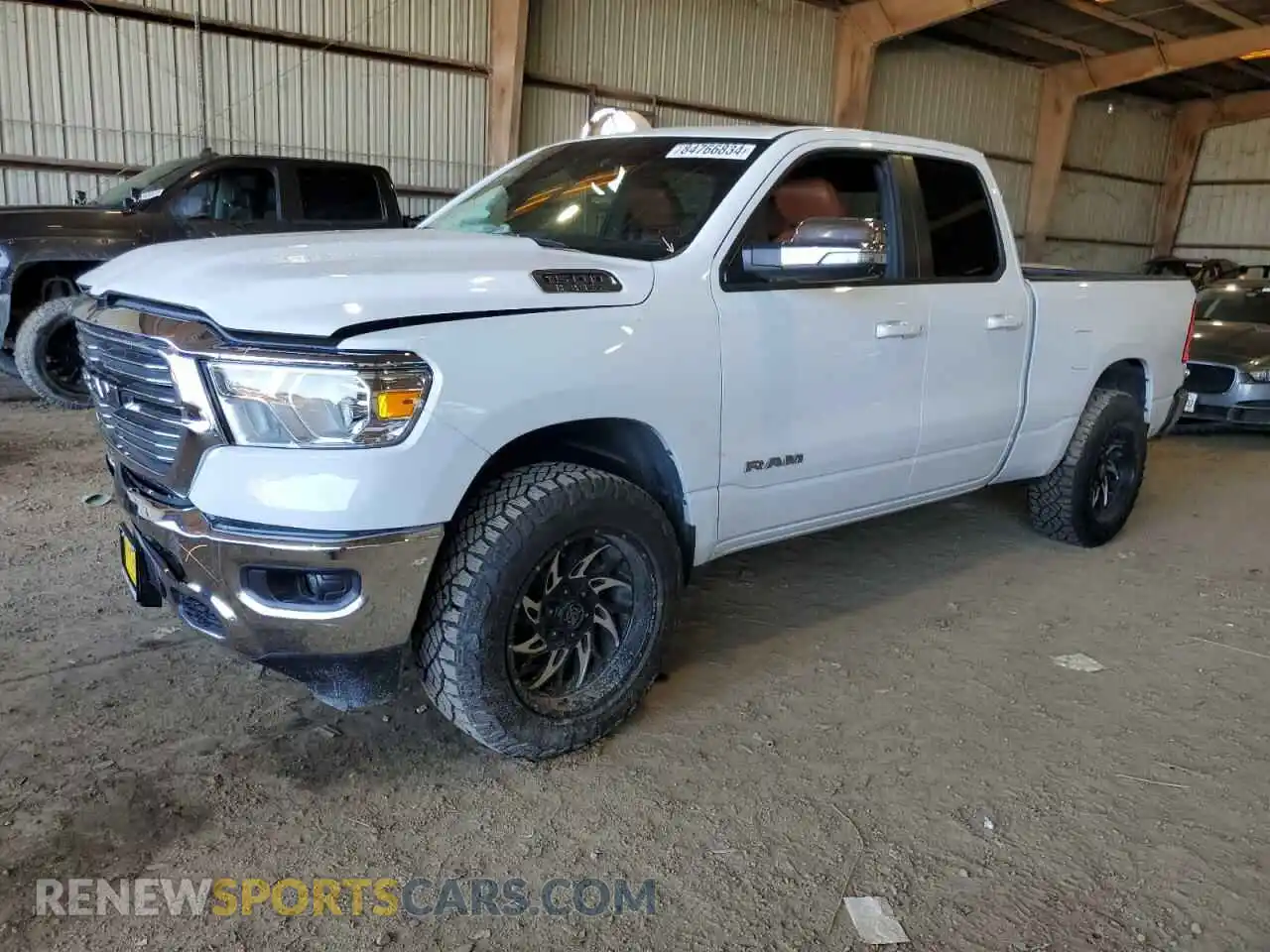1 Photograph of a damaged car 1C6RREBT1MN801599 RAM 1500 2021
