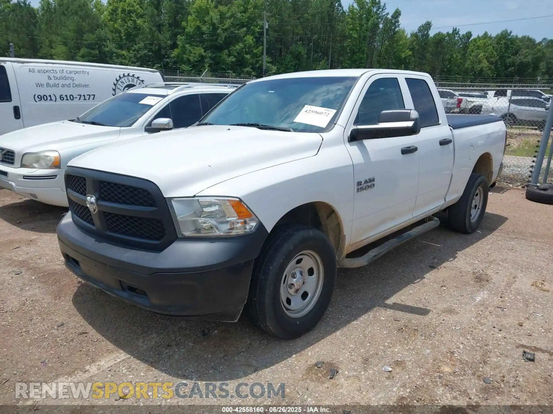 2 Photograph of a damaged car 1C6RREBT2MN821280 RAM 1500 2021