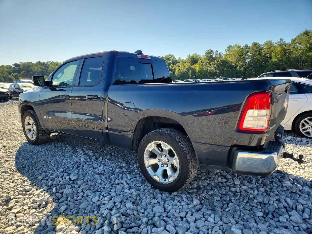 2 Photograph of a damaged car 1C6RREBT3MN819781 RAM 1500 2021