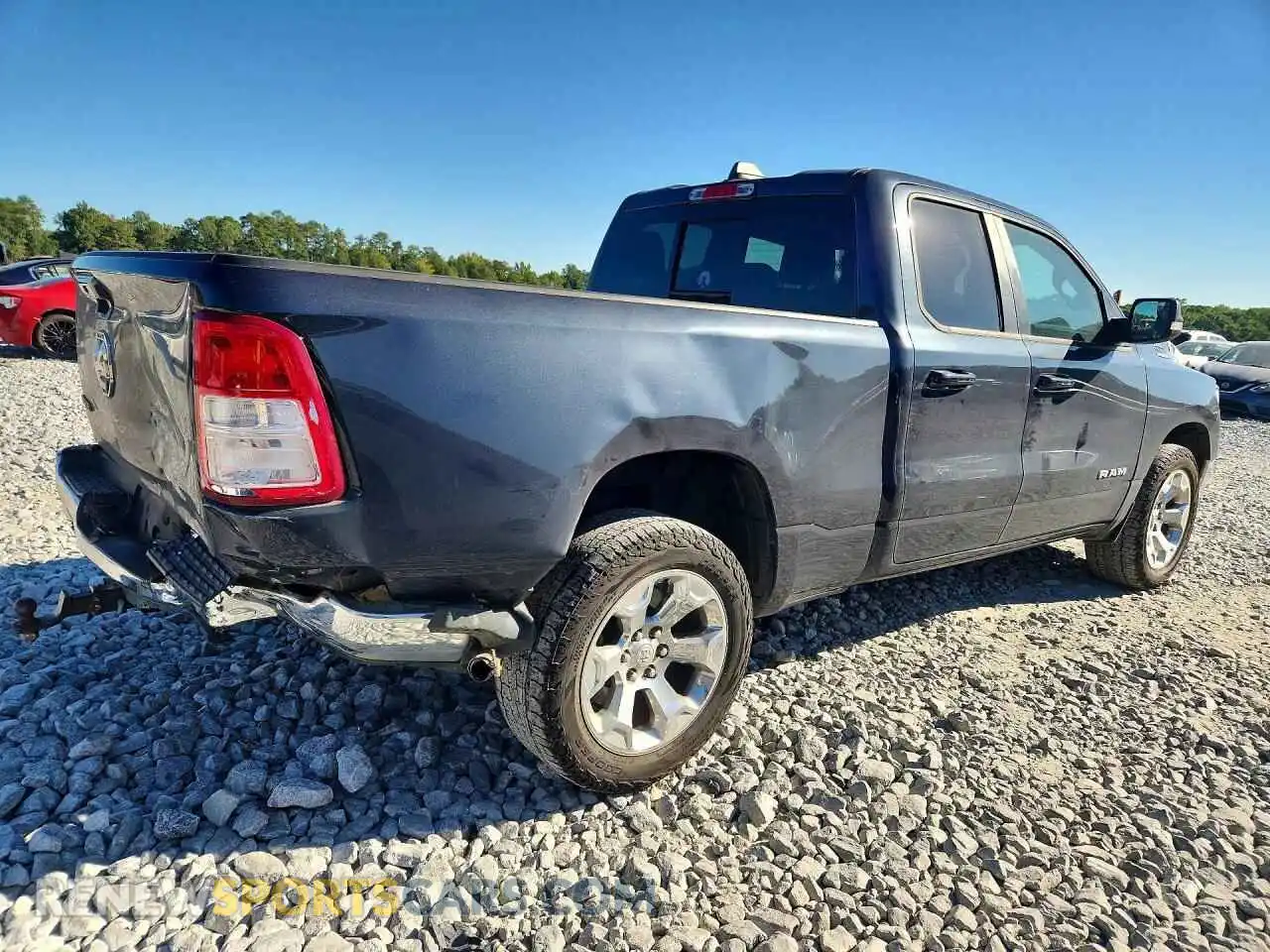 3 Photograph of a damaged car 1C6RREBT3MN819781 RAM 1500 2021