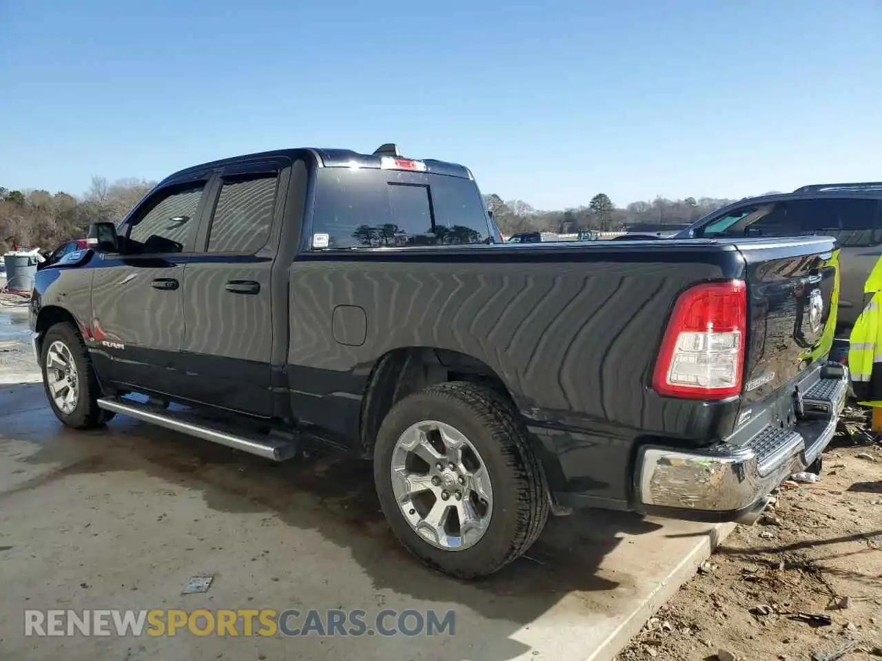 2 Photograph of a damaged car 1C6RREBT5MN819782 RAM 1500 2021