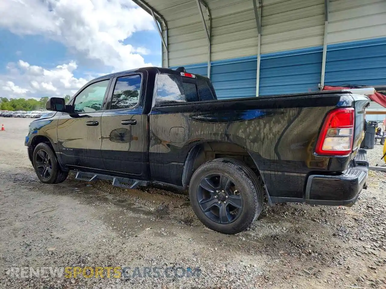 2 Photograph of a damaged car 1C6RREBT7MN821663 RAM 1500 2021