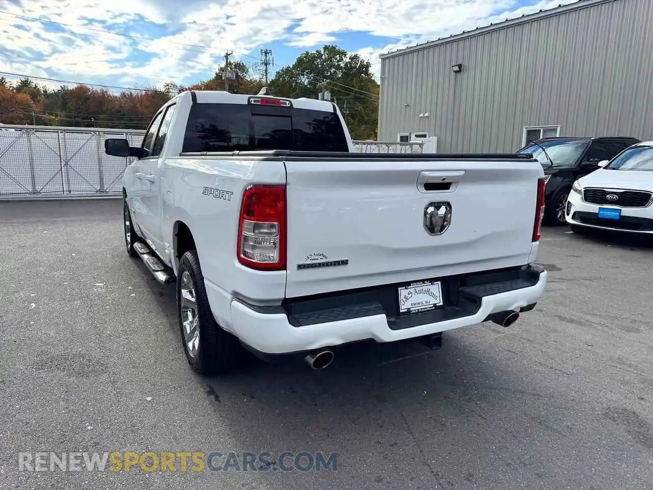 2 Photograph of a damaged car 1C6RREBT8MN709356 RAM 1500 2021