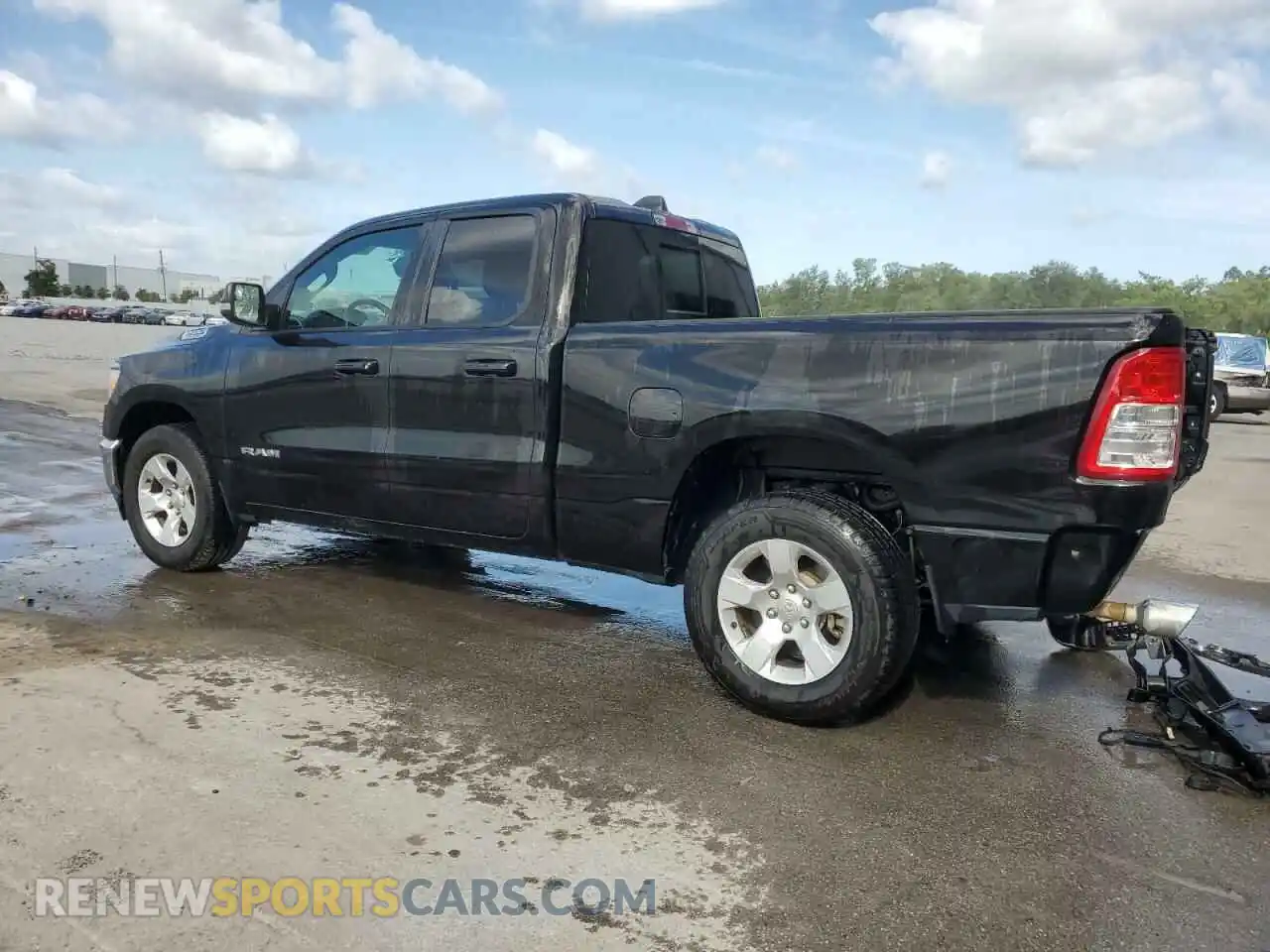 2 Photograph of a damaged car 1C6RREBT8MN747394 RAM 1500 2021