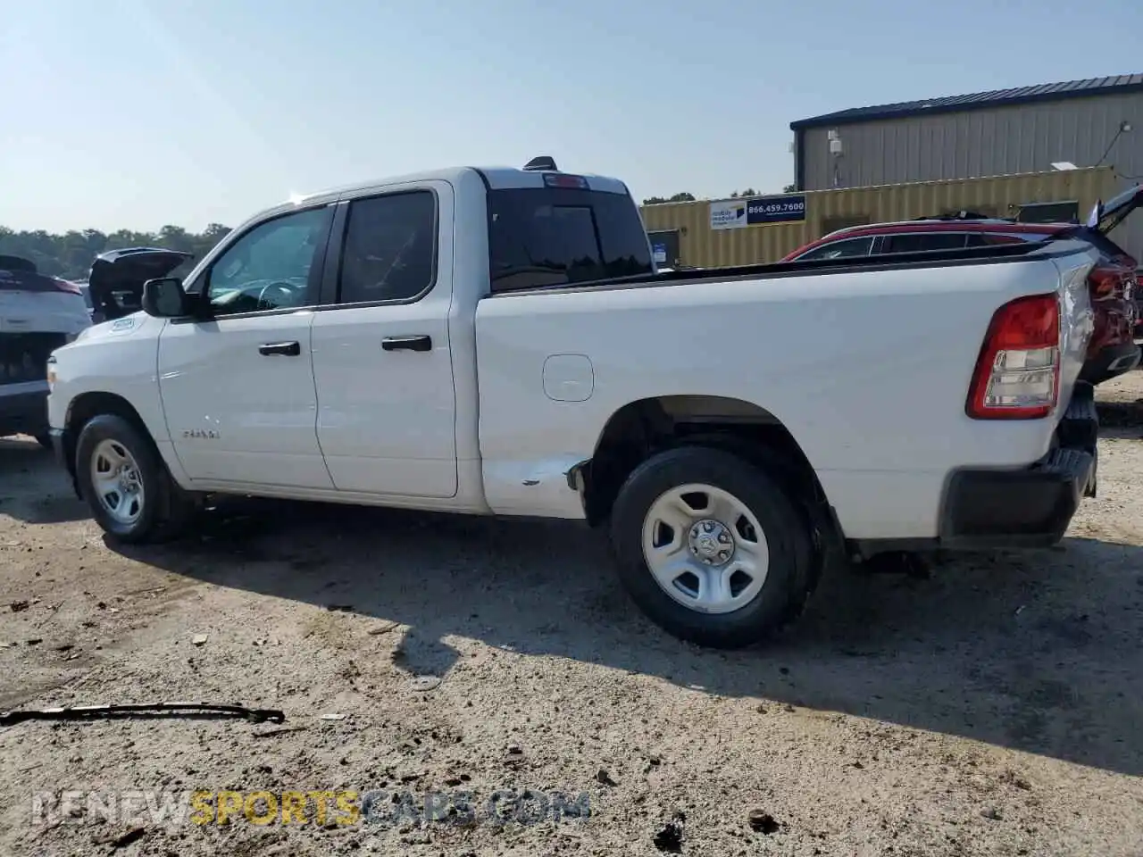 2 Photograph of a damaged car 1C6RRECT4MN662065 RAM 1500 2021