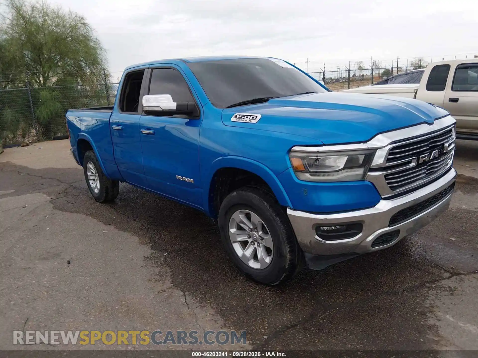 1 Photograph of a damaged car 1C6RREDT7MN628507 RAM 1500 2021