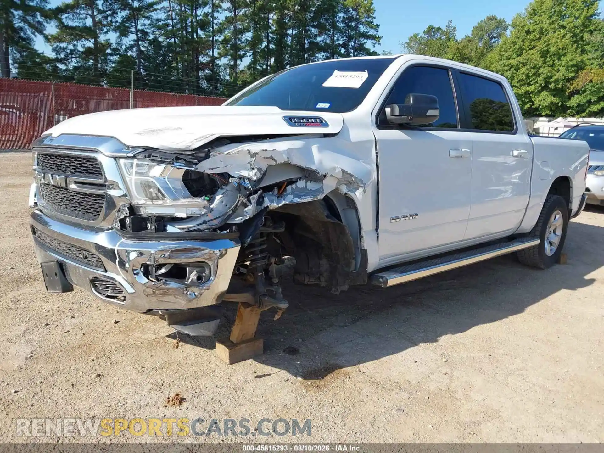 2 Photograph of a damaged car 1C6RREFM2MN812548 RAM 1500 2021