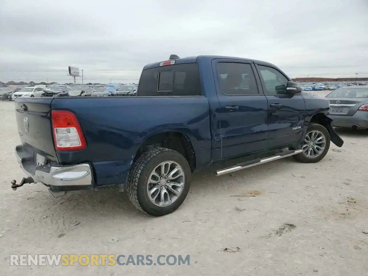 3 Photograph of a damaged car 1C6RREFT3MN631465 RAM 1500 2021