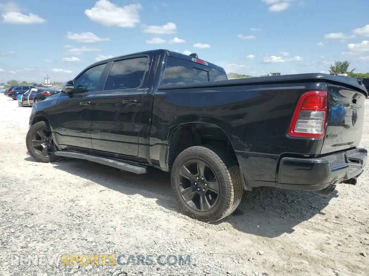 2 Photograph of a damaged car 1C6RREFT3MN690290 RAM 1500 2021