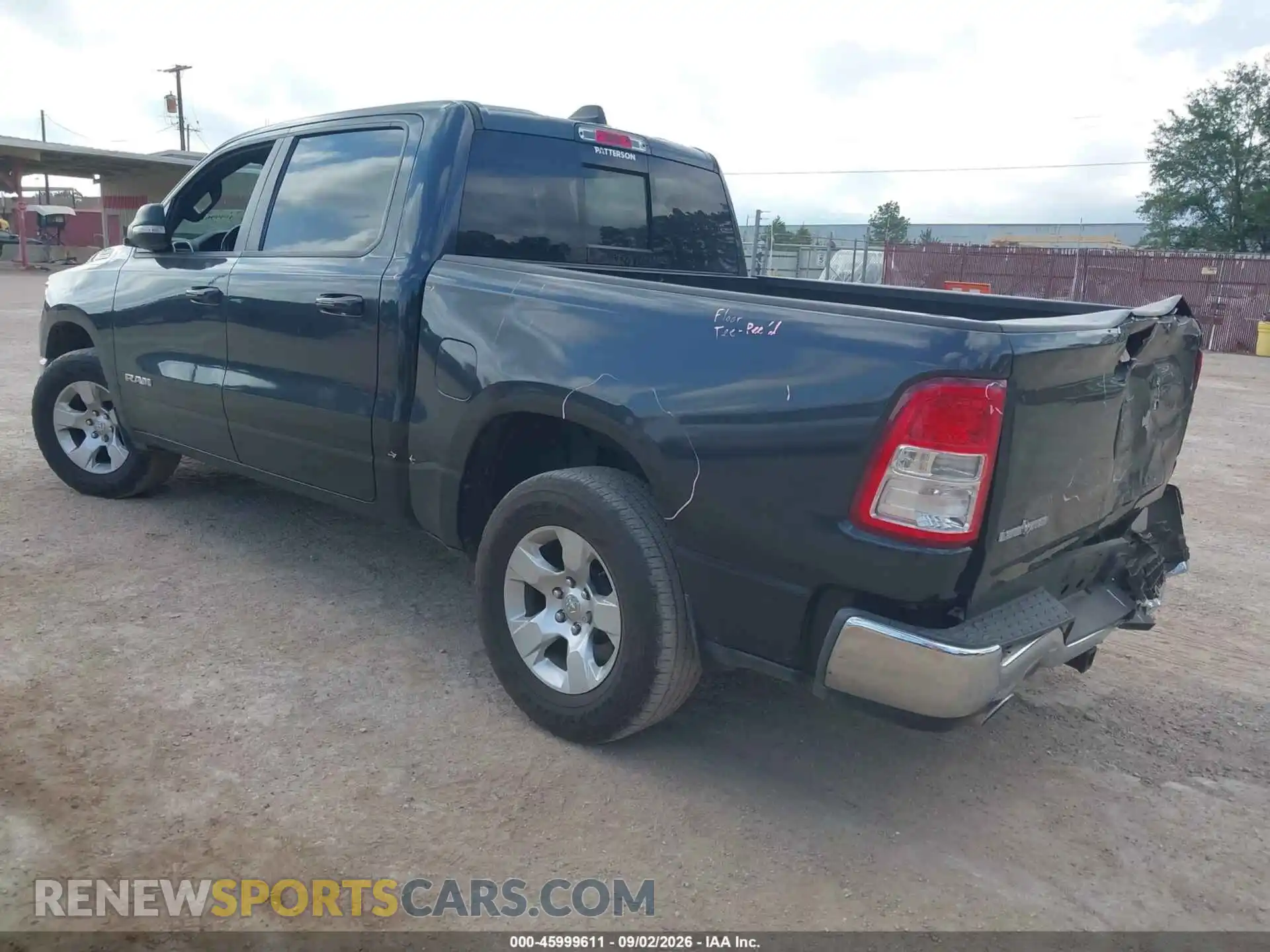 3 Photograph of a damaged car 1C6RREFT3MN794505 RAM 1500 2021