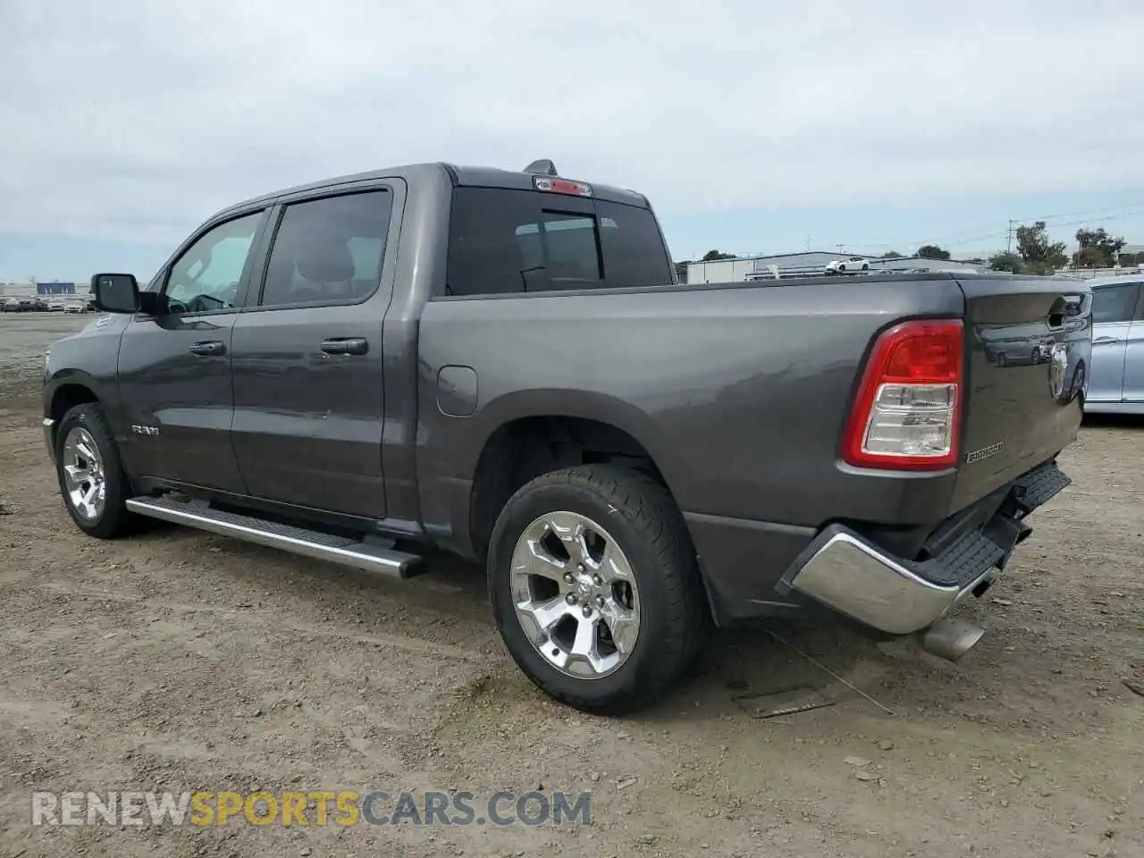 2 Photograph of a damaged car 1C6RREFT4MN631569 RAM 1500 2021