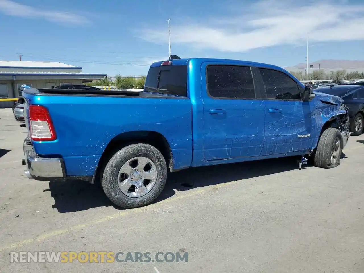 3 Photograph of a damaged car 1C6RREFT4MN752943 RAM 1500 2021