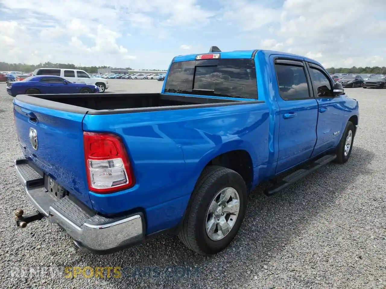 3 Photograph of a damaged car 1C6RREFT5MN502420 RAM 1500 2021