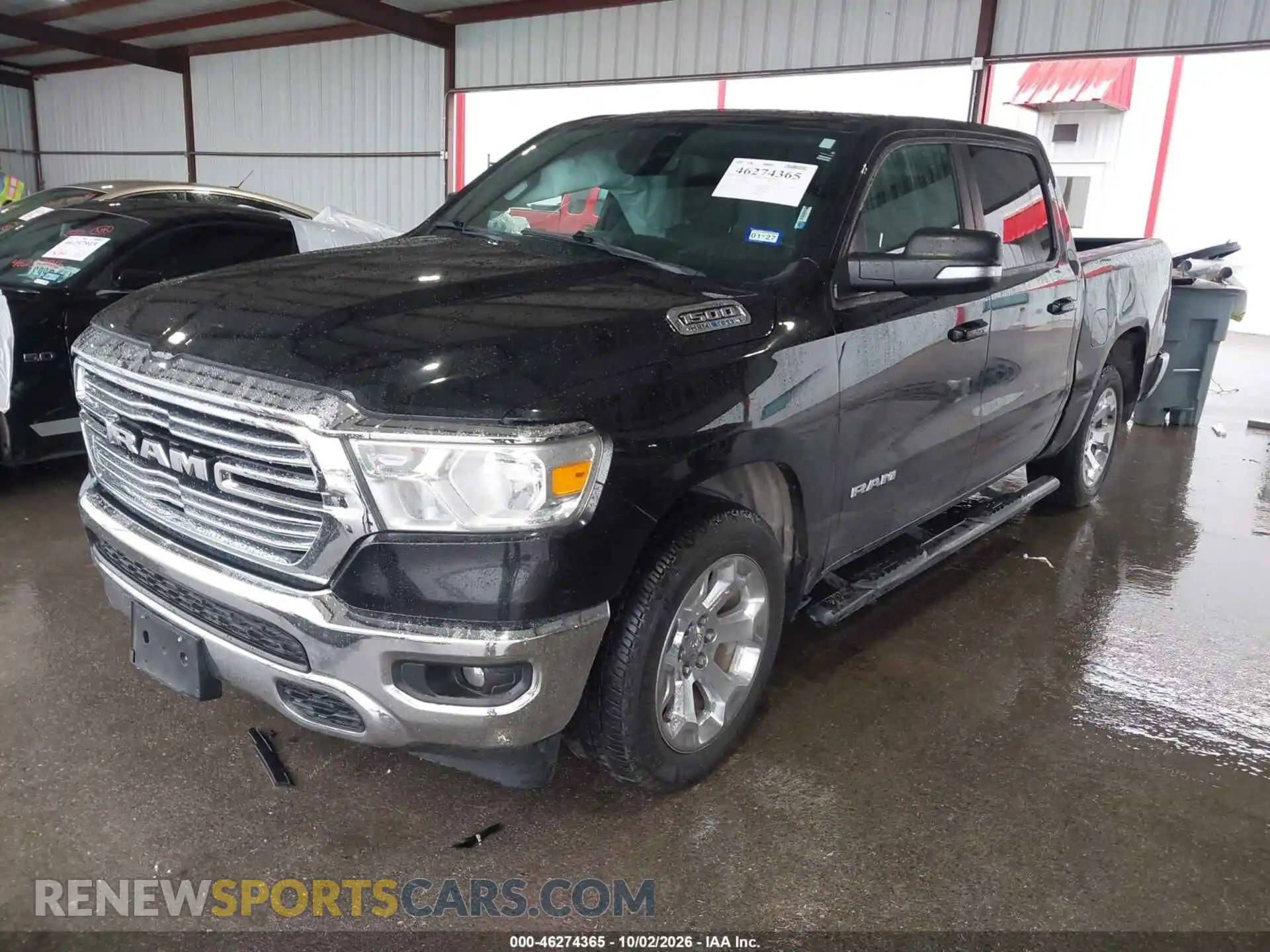 2 Photograph of a damaged car 1C6RREFT5MN661700 RAM 1500 2021