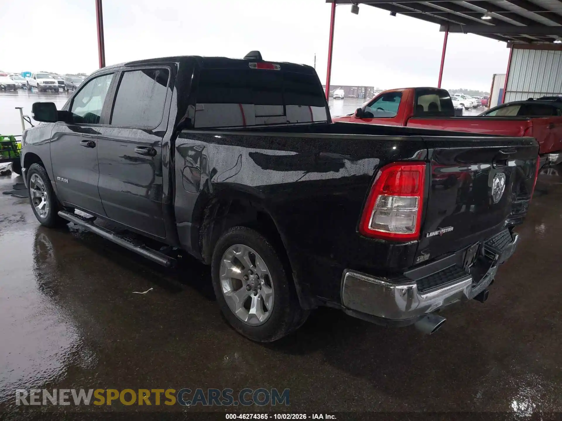 3 Photograph of a damaged car 1C6RREFT5MN661700 RAM 1500 2021