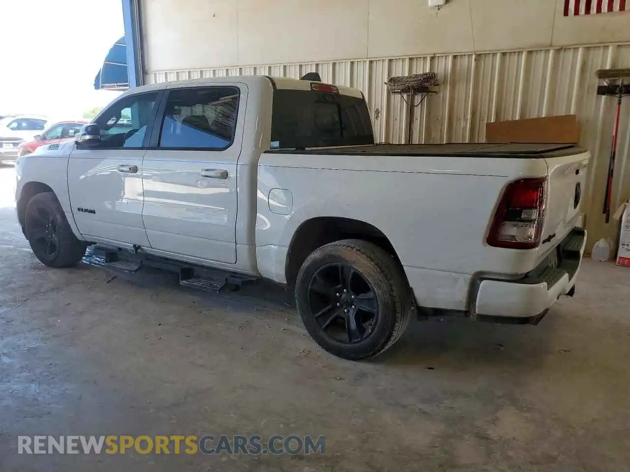 2 Photograph of a damaged car 1C6RREFT5MN709910 RAM 1500 2021