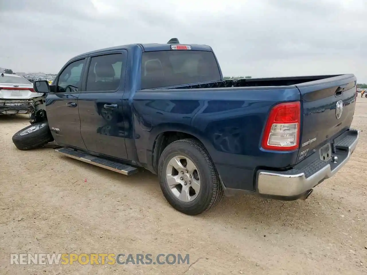 2 Photograph of a damaged car 1C6RREFT5MN835751 RAM 1500 2021
