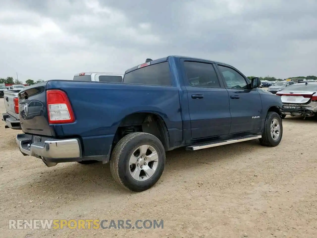 3 Photograph of a damaged car 1C6RREFT5MN835751 RAM 1500 2021