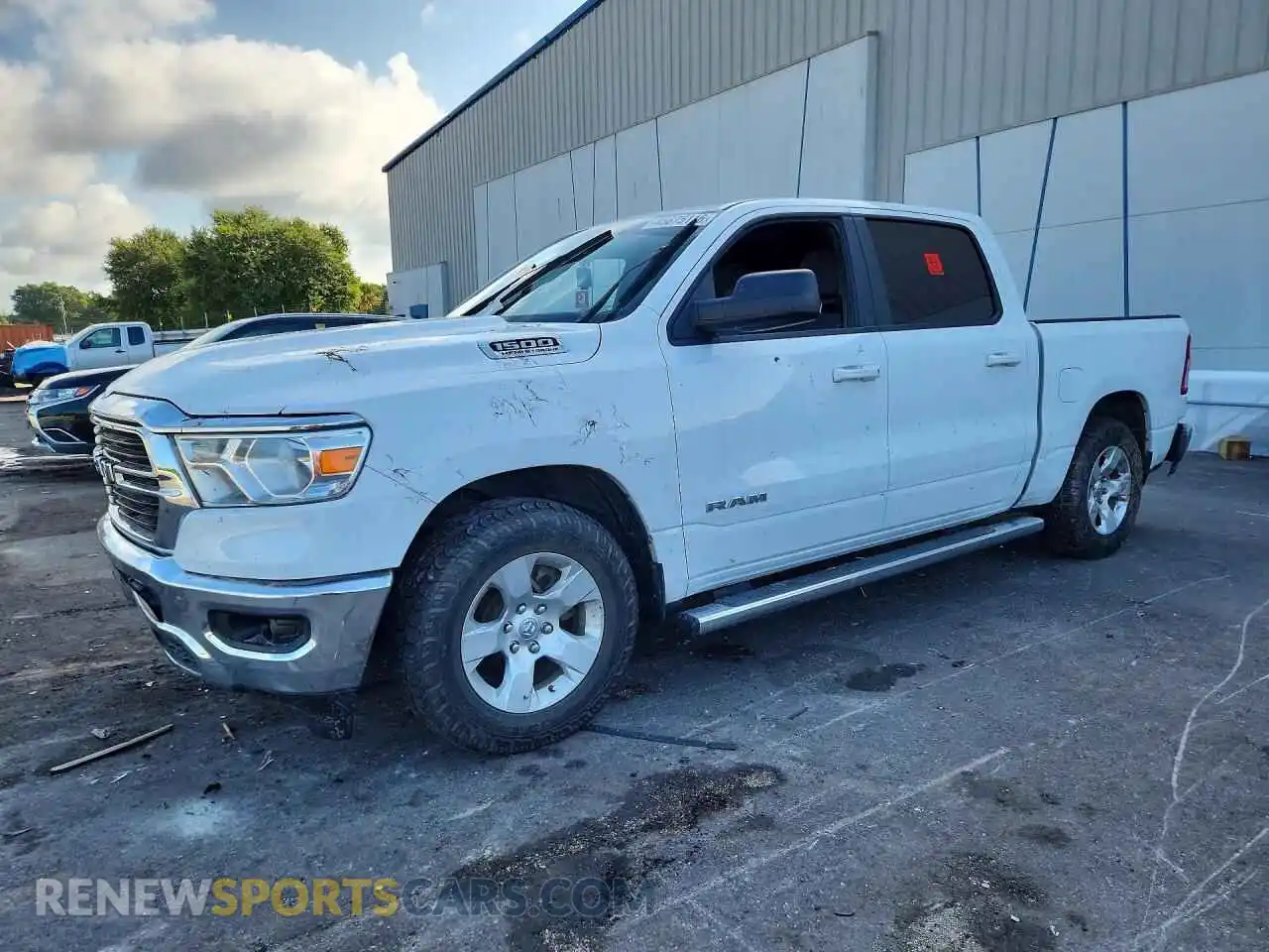 1 fotografías del automóvil dañado 1C6RREFT8MN746689 RAM 1500 2021