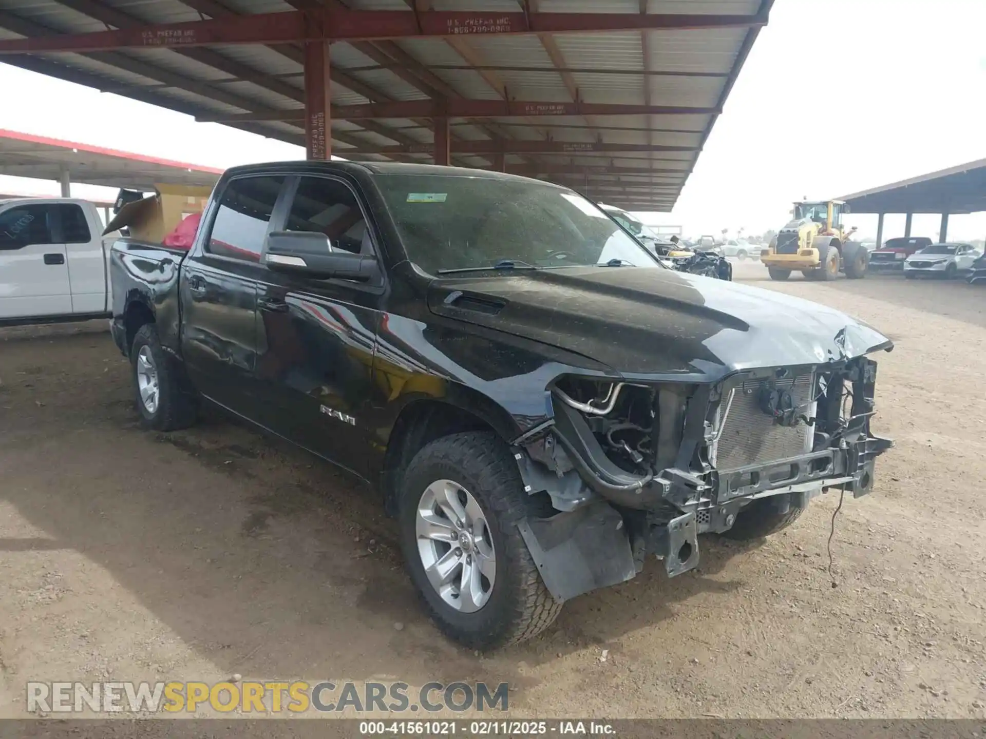 1 fotografías del automóvil dañado 1C6RREFT8MN746935 RAM 1500 2021