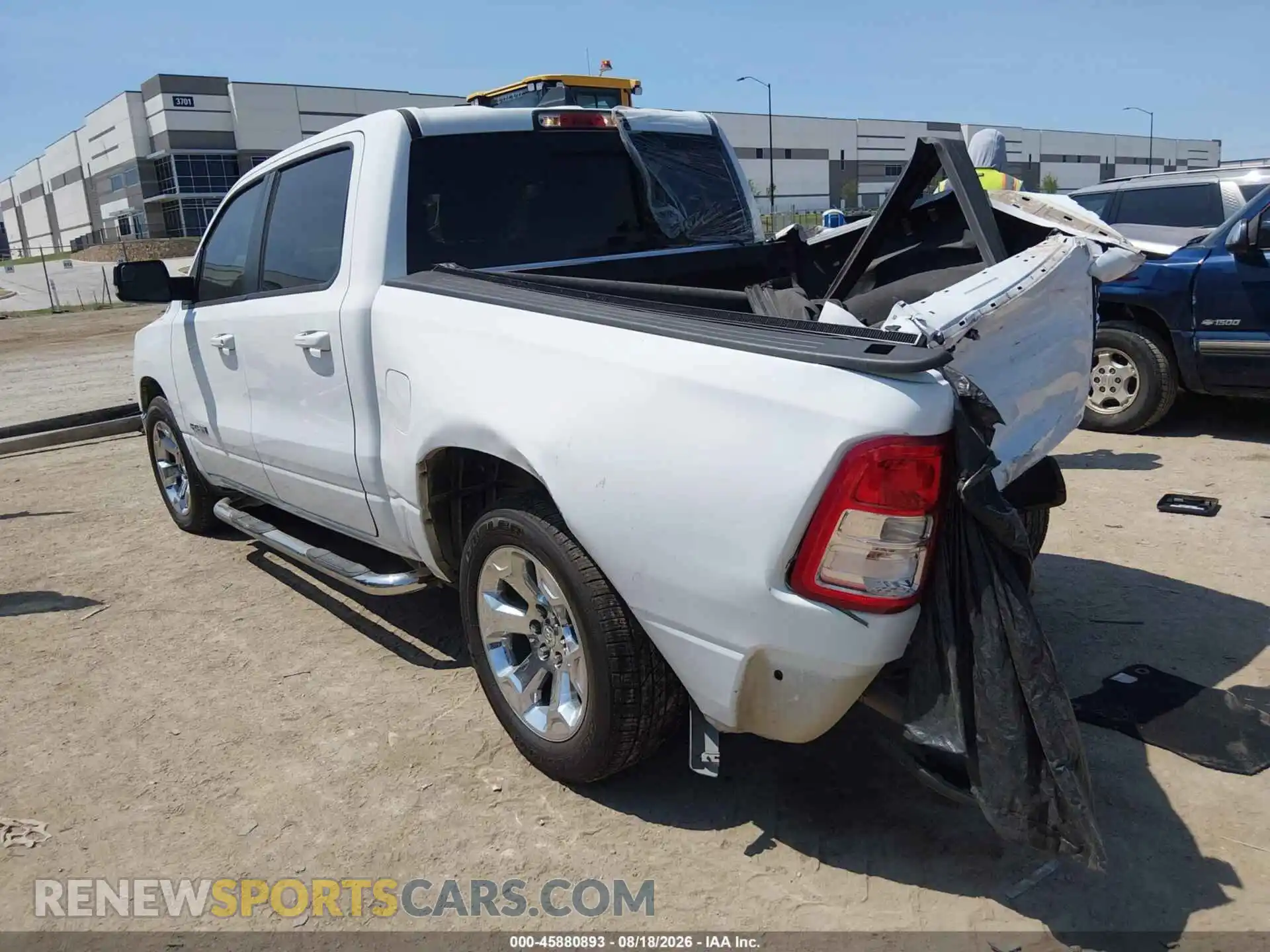 3 Photograph of a damaged car 1C6RREFT9MN584684 RAM 1500 2021