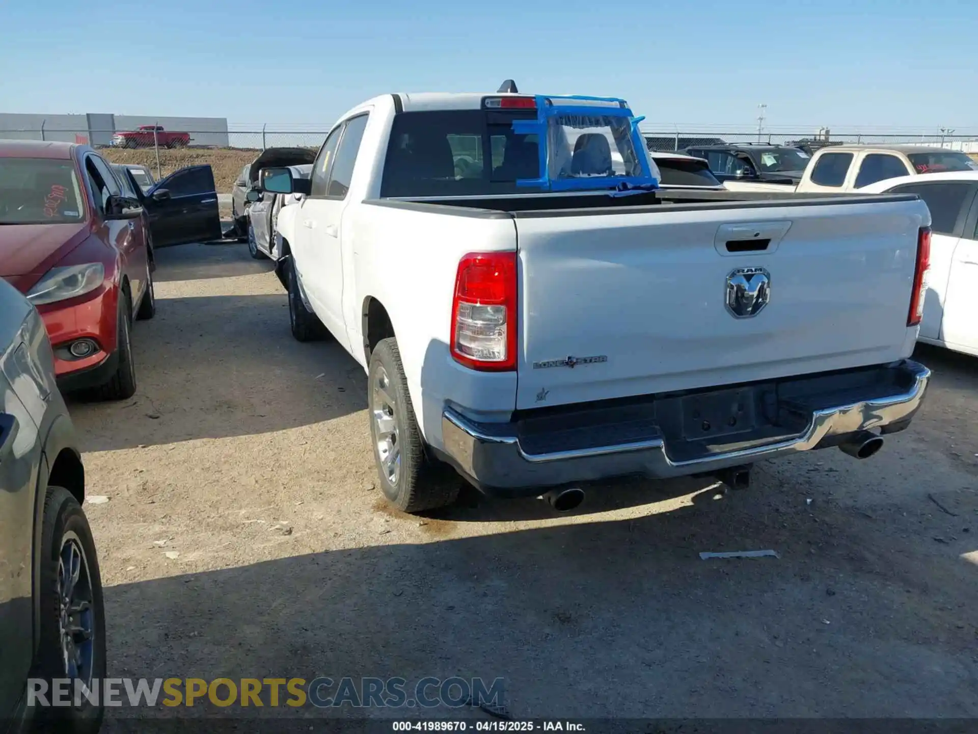 3 Photograph of a damaged car 1C6RREFT9MN610247 RAM 1500 2021