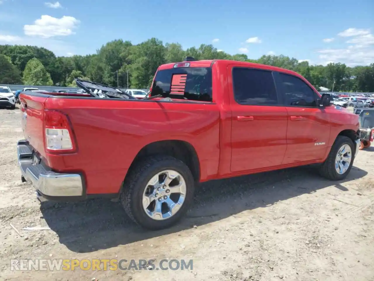 3 Photograph of a damaged car 1C6RREFTXMN630958 RAM 1500 2021