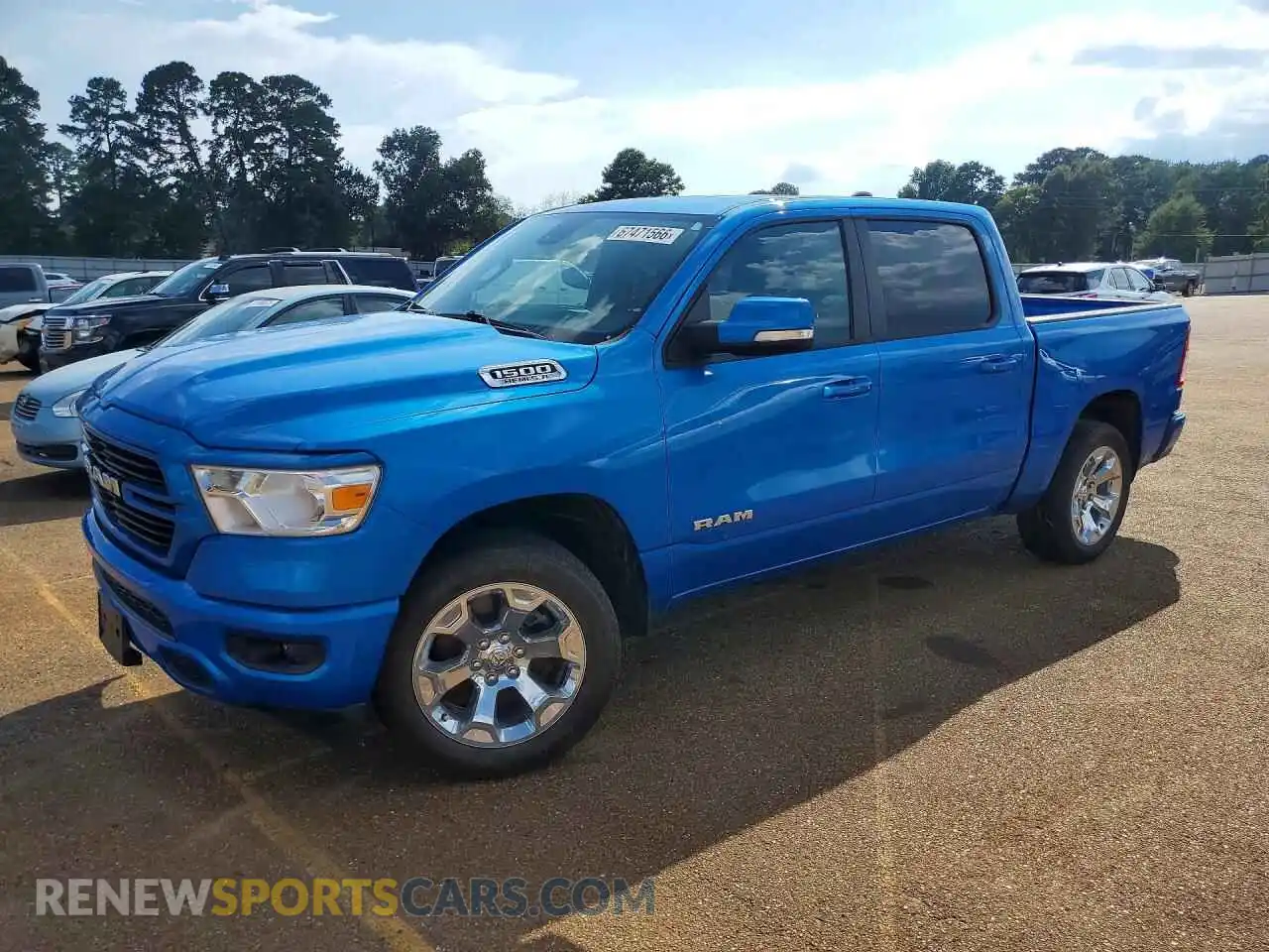 1 fotografías del automóvil dañado 1C6RREFTXMN654077 RAM 1500 2021