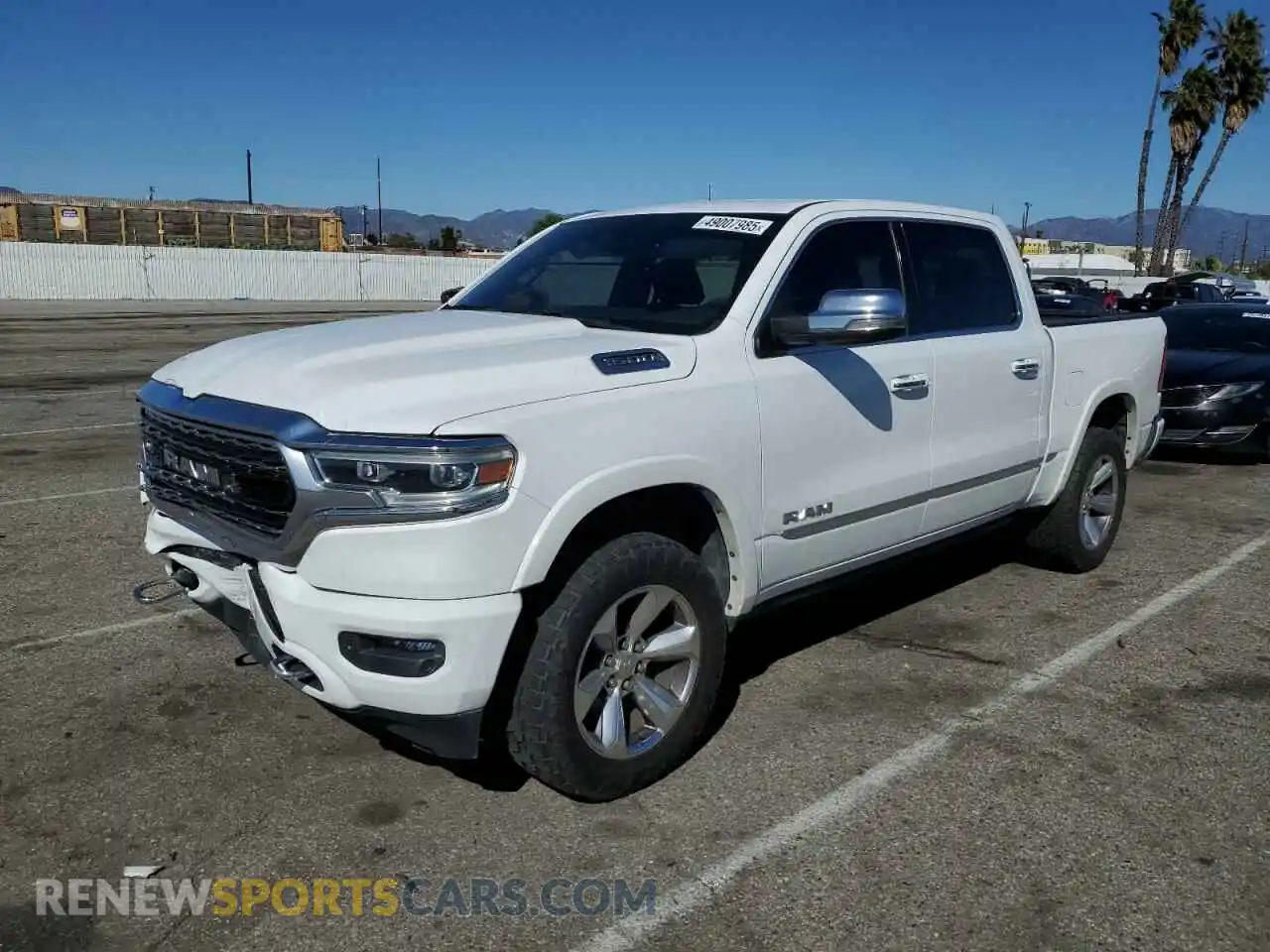 1 Photograph of a damaged car 1C6RREHT7MN801307 RAM 1500 2021