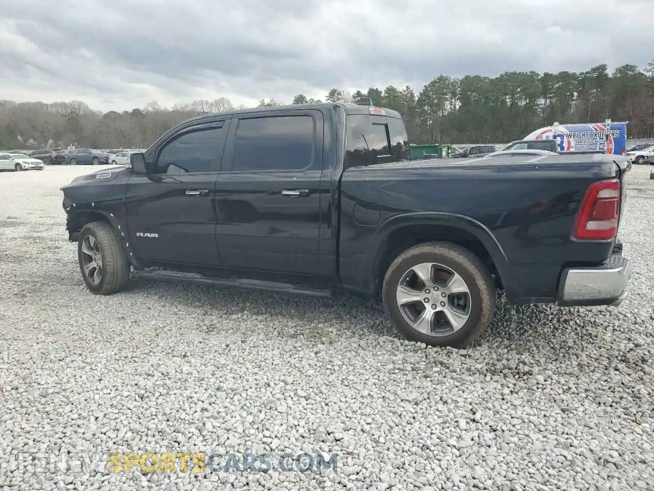 2 Photograph of a damaged car 1C6RREJT1MN769593 RAM 1500 2021